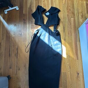 Black cocktail dress